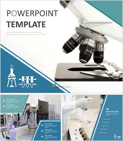Microscope et sciences - Conception de modèles PowerPoint gratuits_6 slides
