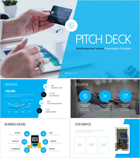 Mobile Payment system Theme PPT Templates_11 slides