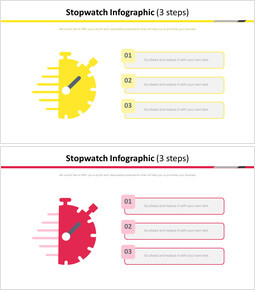 Stoppuhr-Infografik-Diagramm (3 Schritte)_2 slides