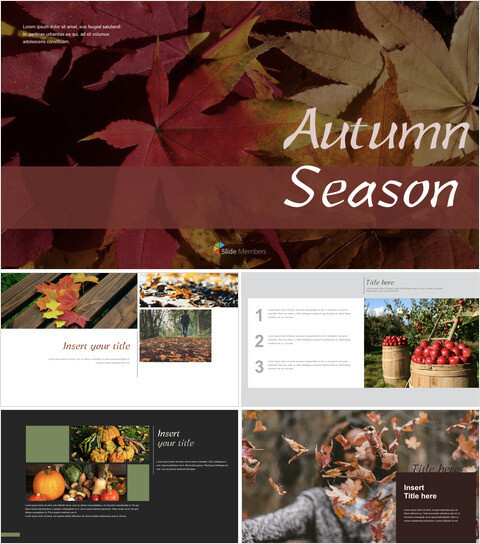 Herbstsaison PPT zu Keynote_40 slides