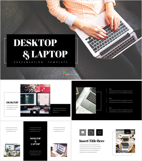 desktop & Laptop PowerPoint Presentation Templates_40 slides