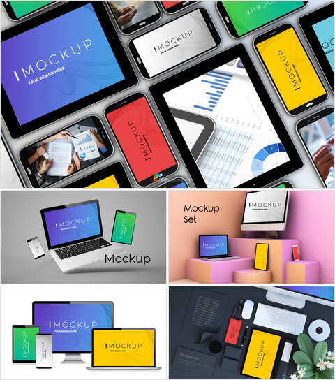 Device Mockup Modelli di business PowerPoint_25 slides