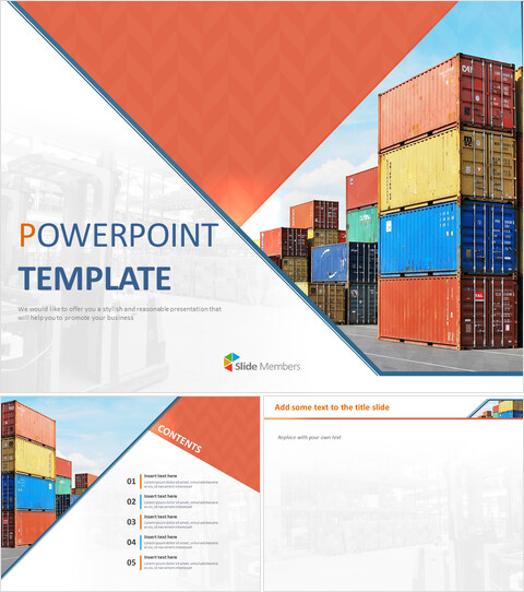 Google Slides Free - Container Transport