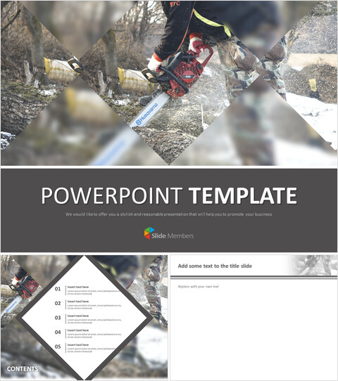 Google Slides Template Free - Logging Site_6 slides