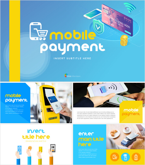 Paiement mobile Conception de modèles simples_40 slides