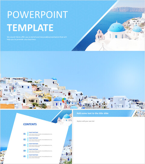 Isola di Santorini - Google Slides GRATIS_6 slides