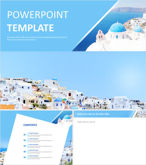 Isola di Santorini - google Slides GRATIS_6 slides