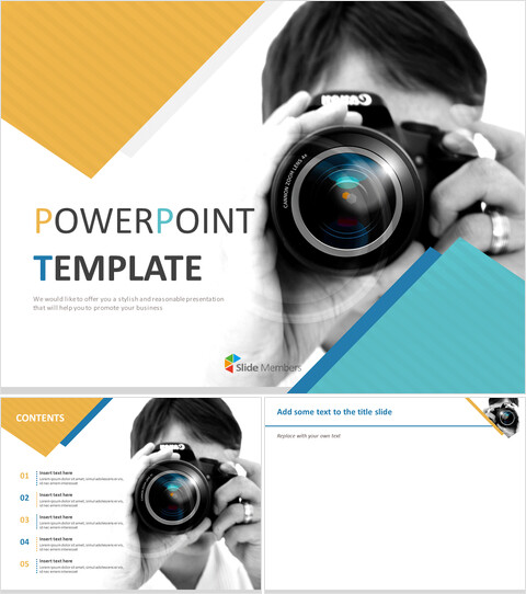 A Photographer - Google Slides Templates Free Download_6 slides