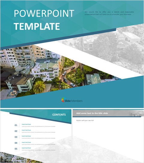 Blue City - Free Google Slides Templates_6 slides