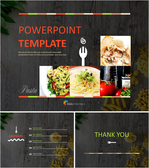 Pasta alla crema - Google Slides Template gratuito_6 slides