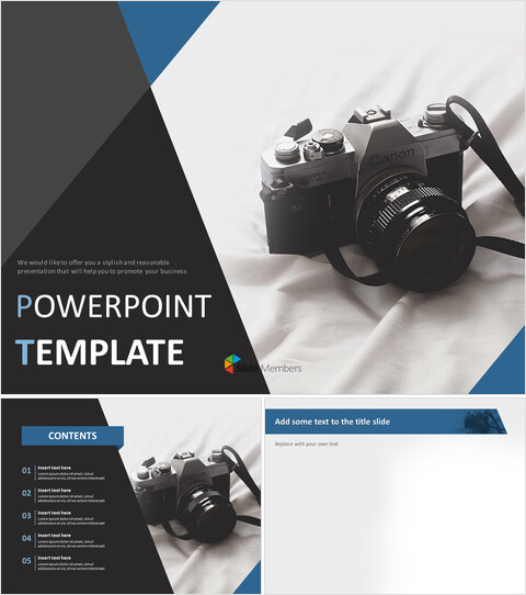 Diapositives Google gratuites - Un souvenir d\'appareil photo argentique_6 slides