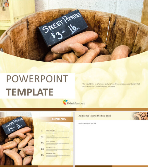 Free Google Slides Template - Sweet Potatoes_6 slides