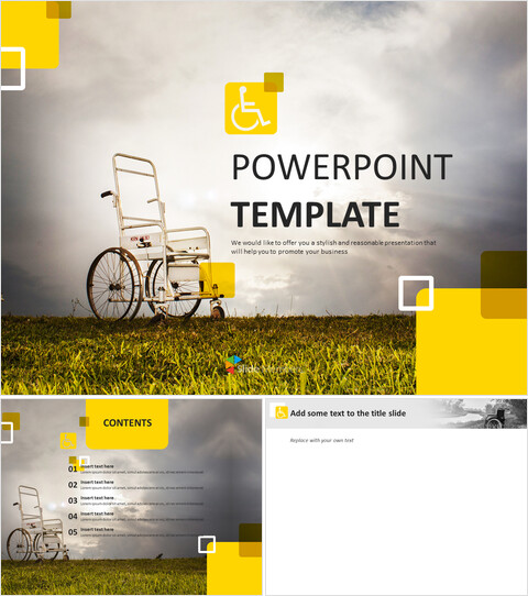 google 슬라이드 무료 다운로드 - 현장에서 휠체어_6 slides