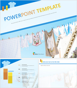 Clean Laundry Free Powerpoint Template