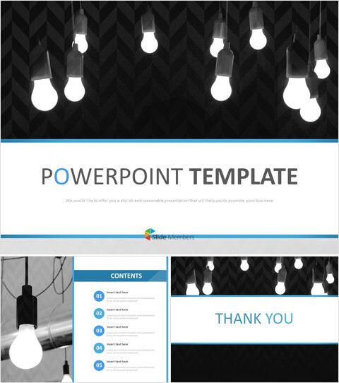Google Slides online Free - A Round Bulb_6 slides