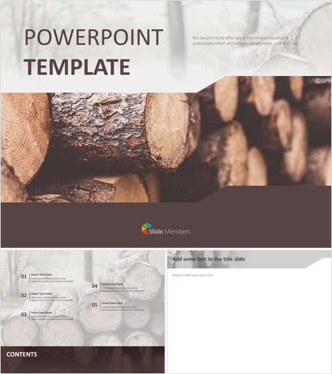 Download gratuito di Google Slides - Accatastato Llumber_6 slides