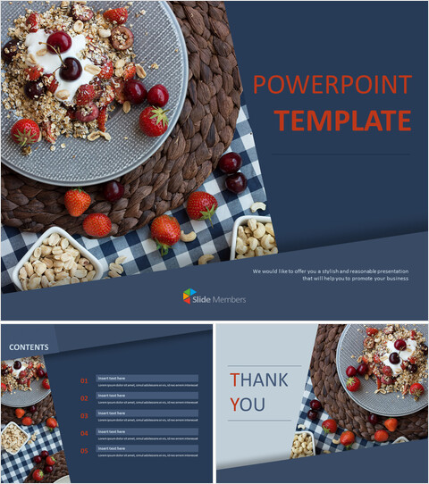 いちごシリアル - 無料のGoogleスライドのデザインテンプレート_6 slides