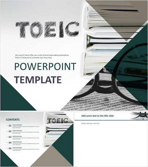 TOEIC - Arrière-plans gratuits de Google Slides_6 slides