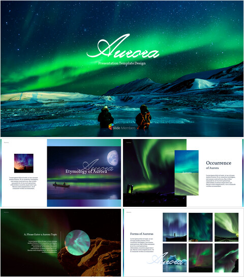 Aurora Best PPT design_40 slides