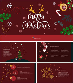 Illustrazione di Natale Slides Google_41 slides
