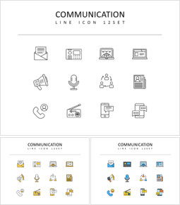 Communication_4:3_MS Powerpoint Communication Vector Icons_3 slides