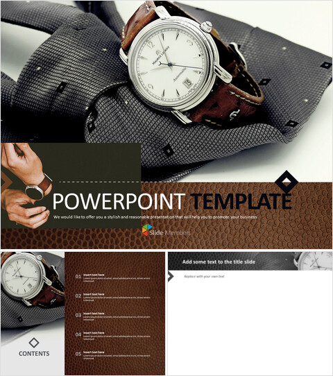 Free Images for Presentations - Ties and Clocks_6 slides