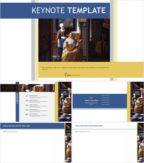 Johannes Vermeer & lt; La carta de amor> - Keynote Gratis_6 slides