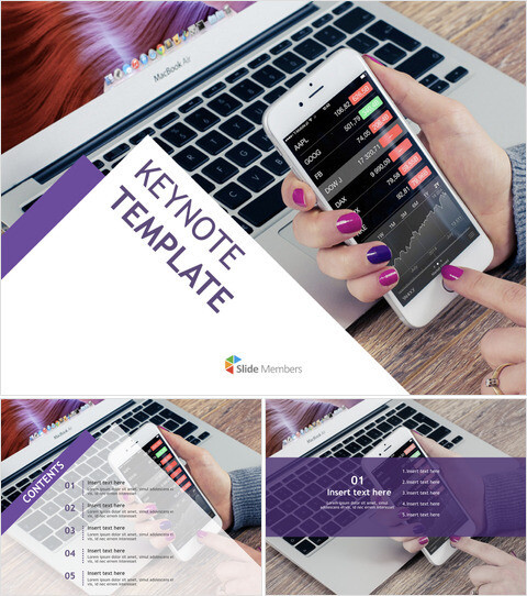 移动金融 - 主题演讲模板免费下载_6 slides