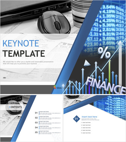 库存上升 - 免费主题演讲背景_6 slides