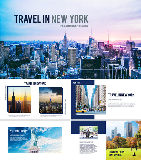 Viaggio a New York Modelli di PowerPoint Premium_40 slides