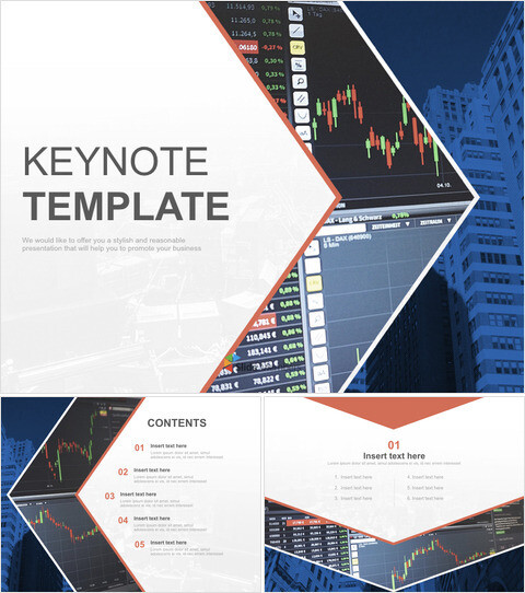 股票图 - 免费主题演示模板下载_6 slides