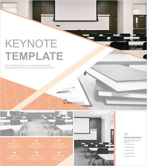 Classe e libri - Keynote Download gratuito_6 slides