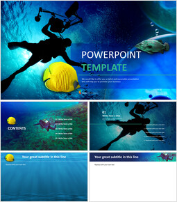 Modello di design gratuito - Skin Scuba_6 slides