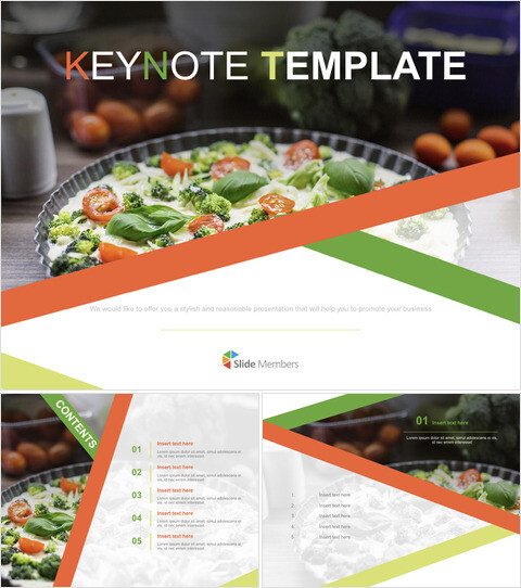 건강 식품 - 키노트 템플릿 무료 다운로드_6 slides