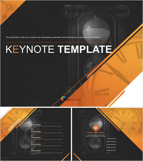 Keynote en ligne Gratuit - Sablier_6 slides