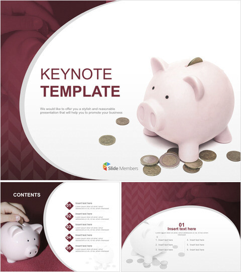 Piggy-bank - Free Images for Keynote_6 slides